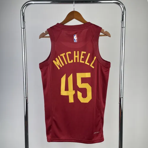 2023/24 Cleveland Cavaliers Away Donovan Mitchell #45 Men’s Jersey