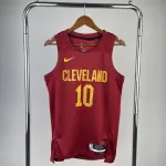 Camisa masculina do Cleveland Cavaliers 2023/24 (jogo fora de casa) de Darius Garland – #10 2023/24 Cleveland Cavaliers Away Darius Garland #10 Men’s Jersey