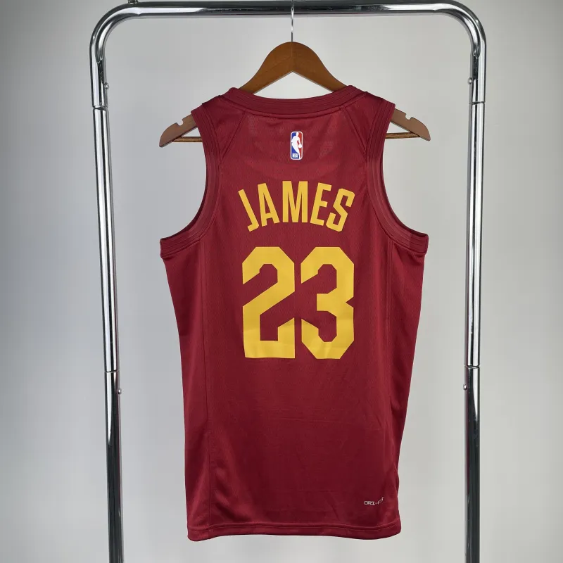 2023/24 Cleveland Cavaliers Away LeBron James #23 Camiseta de hombre