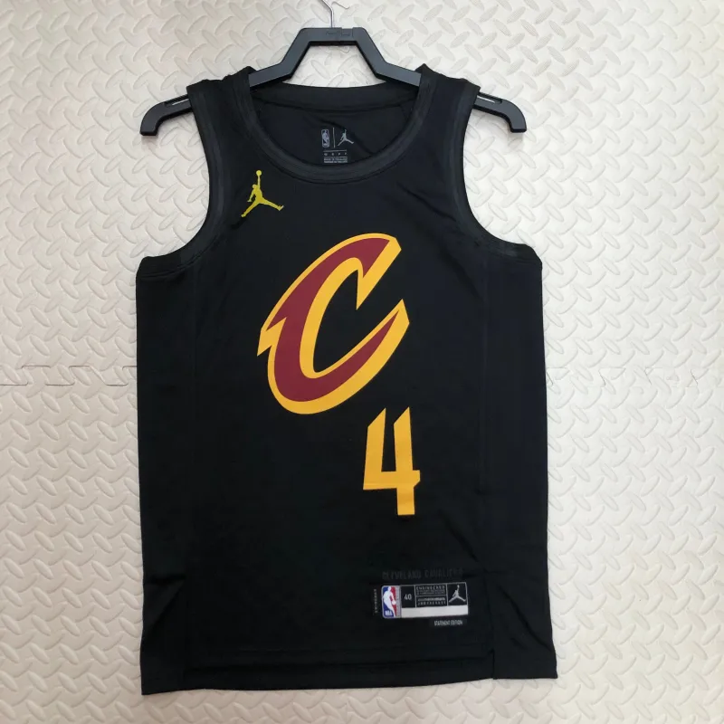 2023/24 Cleveland Cavaliers Evan Mobley #4 Men’s Jersey