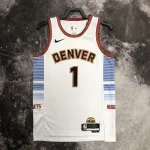 2023/24 Denver Nuggets City Edition Michael Porter Jr. #1 Maglia da Uomo