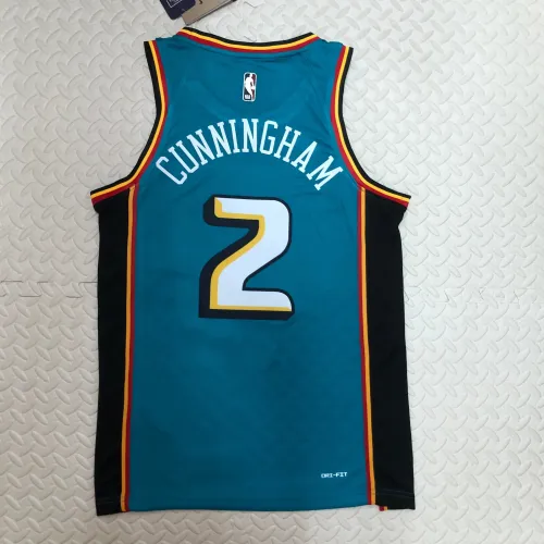 2023-24 Detroit Pistons - Maglia Cade Cunningham #2 Uomo