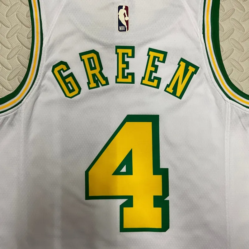 Maglia da uomo Houston Rockets 2023/24 Jalen Green Retro #4