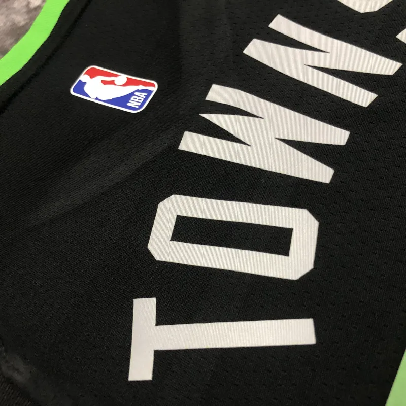 2023/24 Minnesota Timberwolves Karl-Anthony Towns #32 Maglia Uomo