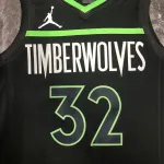 2023/24 Minnesota Timberwolves Karl-Anthony Towns #32 Maglia Uomo