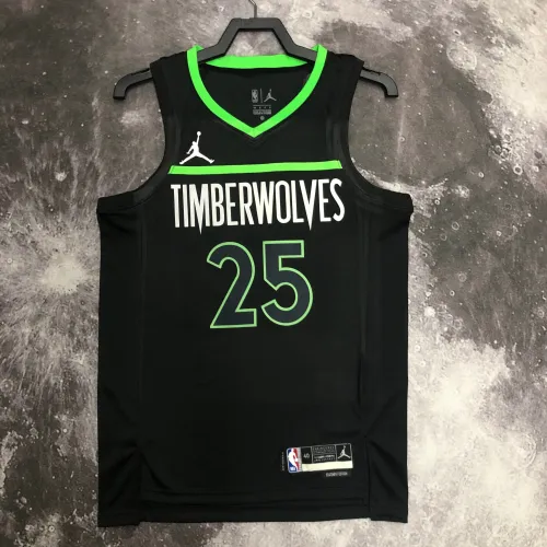 2023/24 Minnesota Timberwolves Derrick Rose #25 Men's Jersey