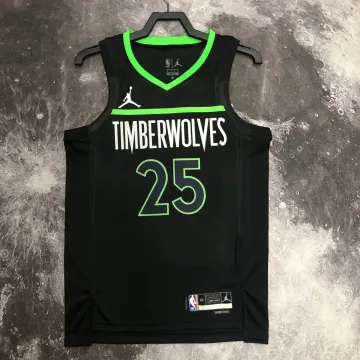 2023/24 Minnesota Timberwolves Derrick Rose #25 Maglia da uomo