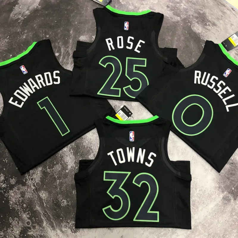 2023/24 Minnesota Timberwolves Derrick Rose #25 Men’s Jersey