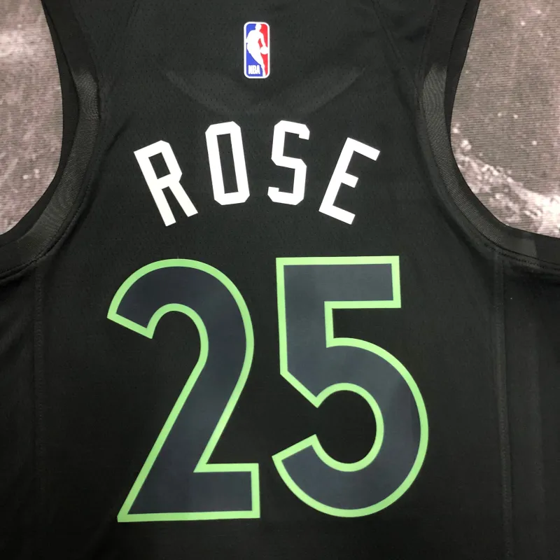 2023/24 Minnesota Timberwolves Derrick Rose #25 Men’s Jersey
