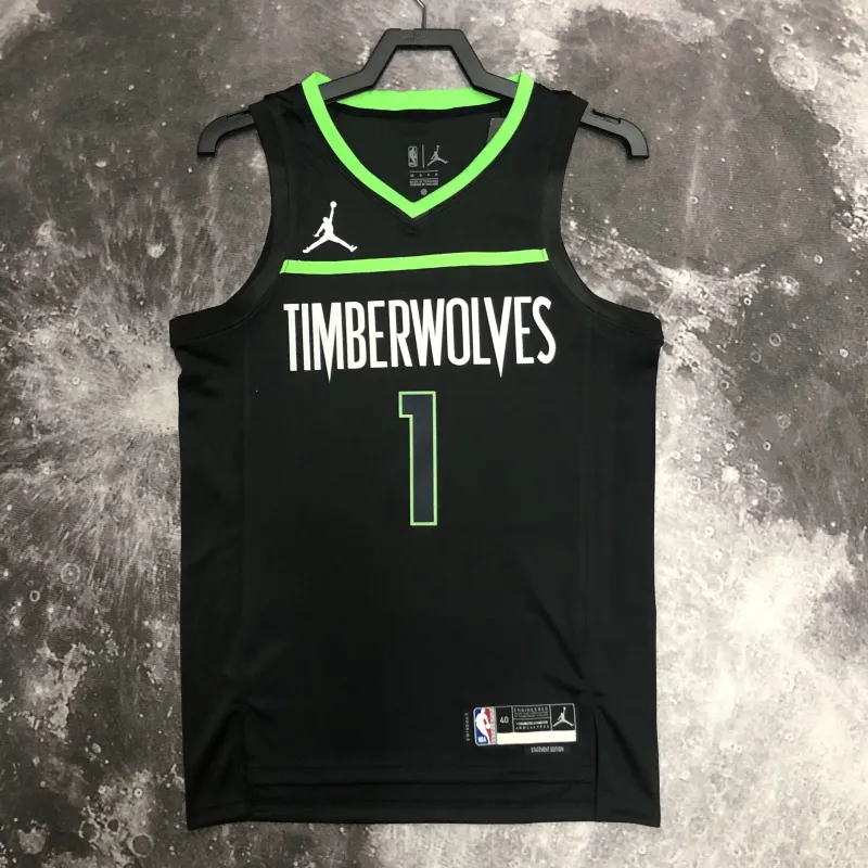2023/24 Minnesota Timberwolves Anthony Edwards #1 Men’s Jersey