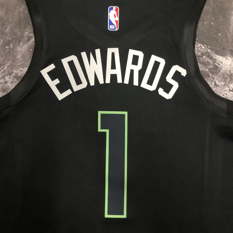 2023/24 Minnesota Timberwolves Anthony Edwards #1 Men’s Jersey