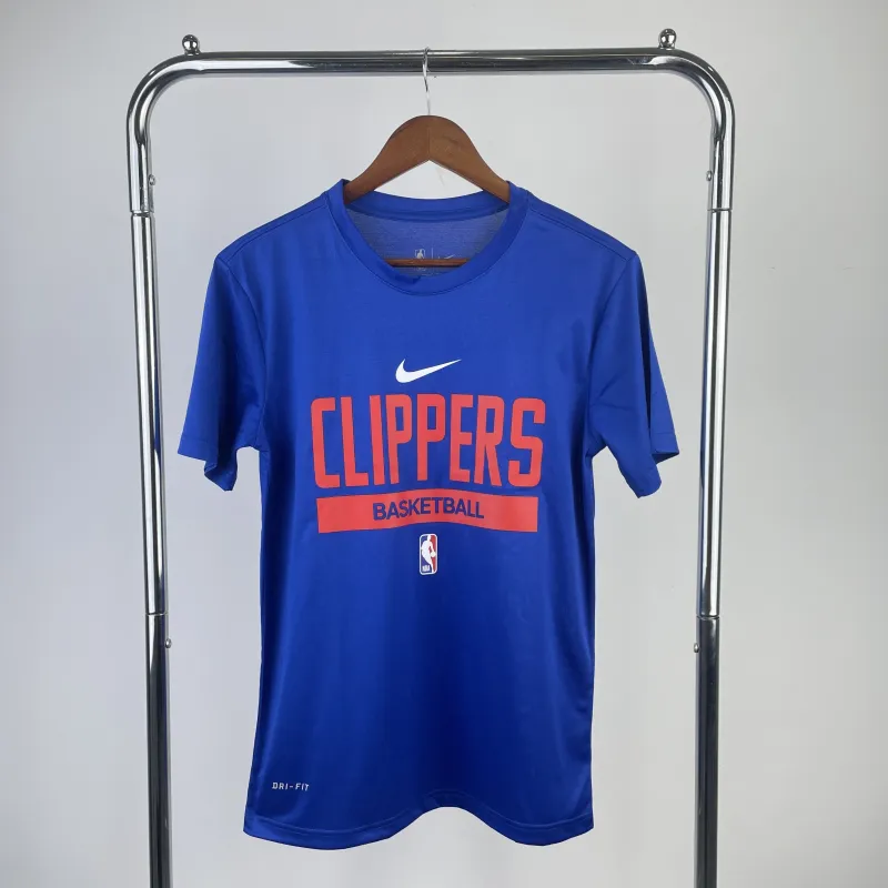 2023/24 LA Clippers Blue Short Sleeve Men’s Jersey