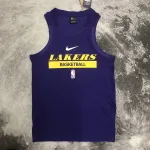 2023/24 Los Angeles Lakers Purple Training Tank Top Men’s Basketball Jersey