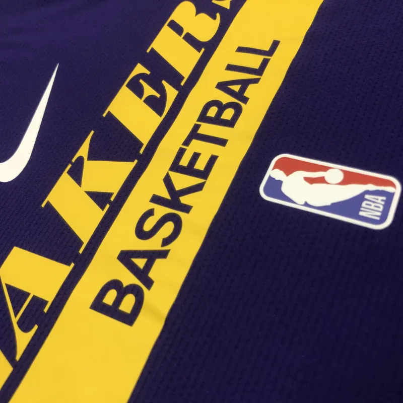 2023/24 Los Angeles Lakers Purple Training Tank Top Men’s Basketball Jersey