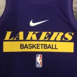 2023/24 Los Angeles Lakers Purple Training Tank Top Men’s Basketball Jersey
