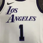 2023/24 Los Angeles Lakers City Edition D’Angelo Russell #1 herenshirt