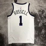 2023/24 Los Angeles Lakers City Edition D’Angelo Russell #1 herenshirt