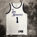 2023/24 Los Angeles Lakers City Edition D’Angelo Russell #1 herenshirt
