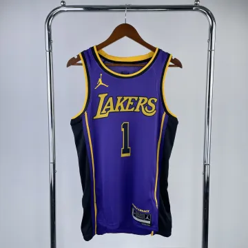 2023/24 Los Angeles Lakers Jordan Edition D'Angelo Russell #1 Men's Jersey