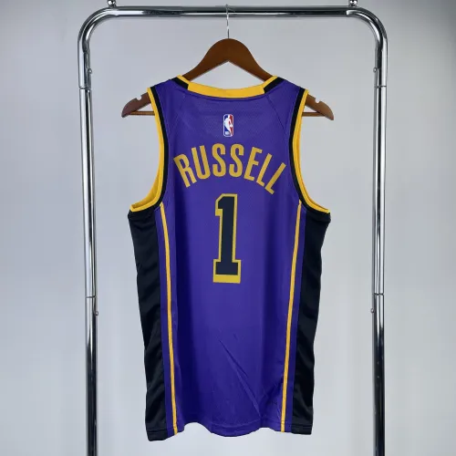 2023/24 Los Angeles Lakers Jordan Edition D’Angelo Russell #1 Men’s Jersey
