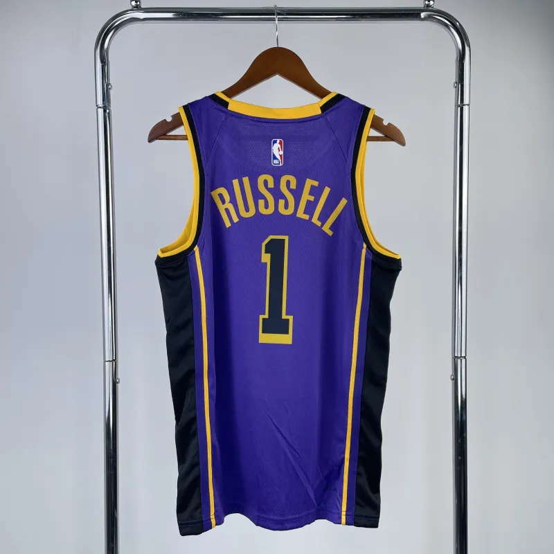 2023/24 Los Angeles Lakers Jordan Edition D’Angelo Russell #1 Men’s Jersey