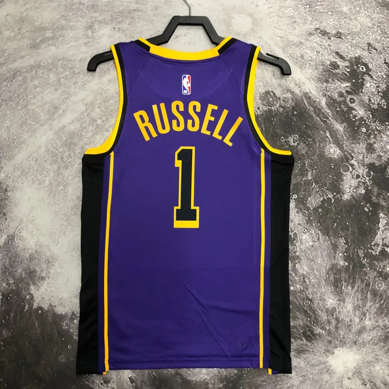 2023/24 Los Angeles Lakers Jordan Edition D’Angelo Russell #1 Men’s Jersey
