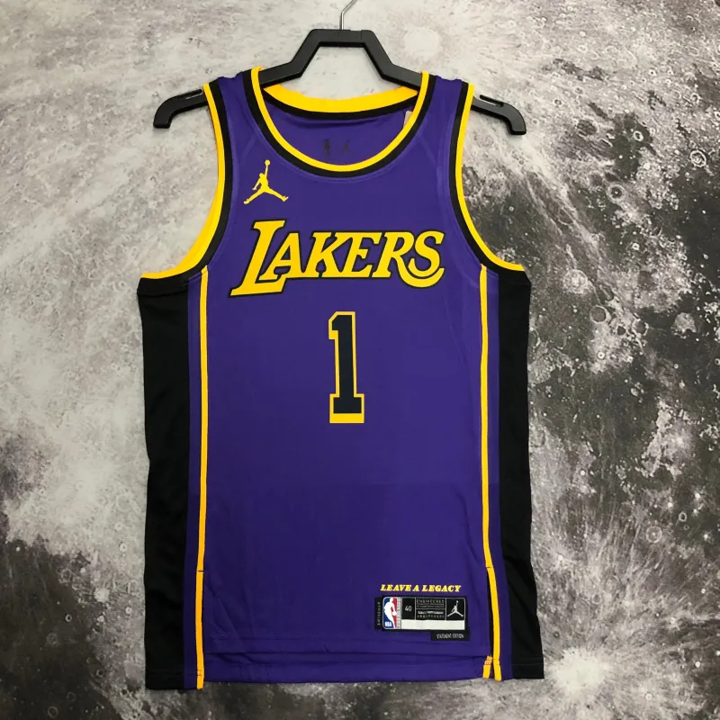 2023/24 Los Angeles Lakers Jordan Edition D’Angelo Russell #1 Men’s Jersey