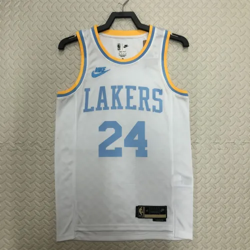 2023/24 Los Angeles Lakers maglia da uomo Kobe Bryant #24 Retro