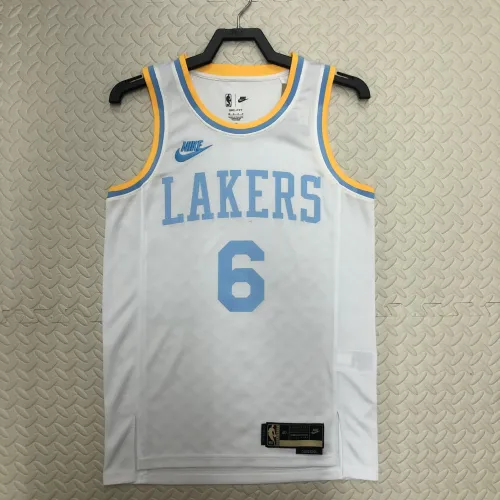 Camiseta de hombre 2023/24 Los Angeles Lakers Retro LeBron James #6