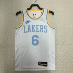 2023/24 Los Angeles Lakers Retro LeBron James #6 Camiseta de hombre