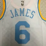 2023/24 Los Angeles Lakers Retro LeBron James #6 Camiseta de hombre