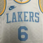 2023/24 Los Angeles Lakers Retro LeBron James #6 Camiseta de hombre