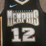 2023/24 Memphis Grizzlies City Edition Ja Morant #12 Maglia da Uomo