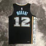 2023/24 Memphis Grizzlies City Edition Ja Morant #12 Maglia da Uomo