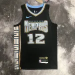 2023/24 Memphis Grizzlies City Edition Ja Morant #12 Maglia da Uomo