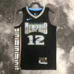 2023/24 Memphis Grizzlies City Edition Ja Morant #12 Maglia da Uomo