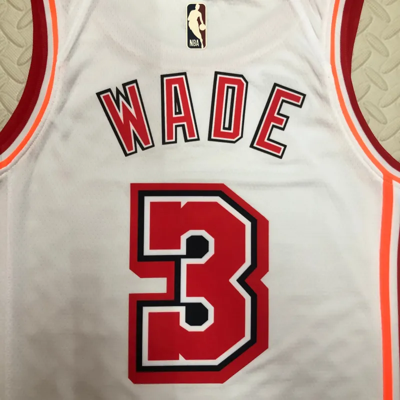 2023/24 Miami Heat Retro Dwyane Wade #3 Men’s Jersey