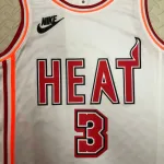 2023/24 Miami Heat Retro Dwyane Wade #3 Men’s Jersey