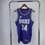 2023/24 Milwaukee Bucks Retro Giannis Antetokounmpo #34 Camisola para homem 2023/24 Milwaukee Bucks Retro Giannis Antetokounmpo #34 Men’s Jersey