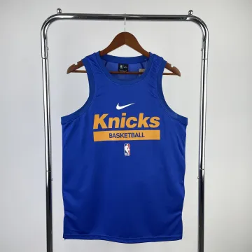 Camisola azul 2023/24 dos New York Knicks | Camisola Swingman da NBA