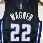 2023-24 Orlando Magic Away Black Franz Wagner #22 Men’s Jersey
