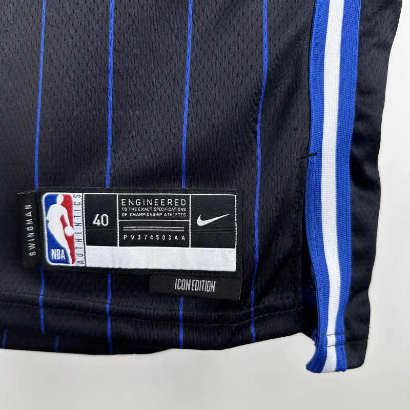 2023-24 Orlando Magic Away Black Franz Wagner #22 Men’s Jersey