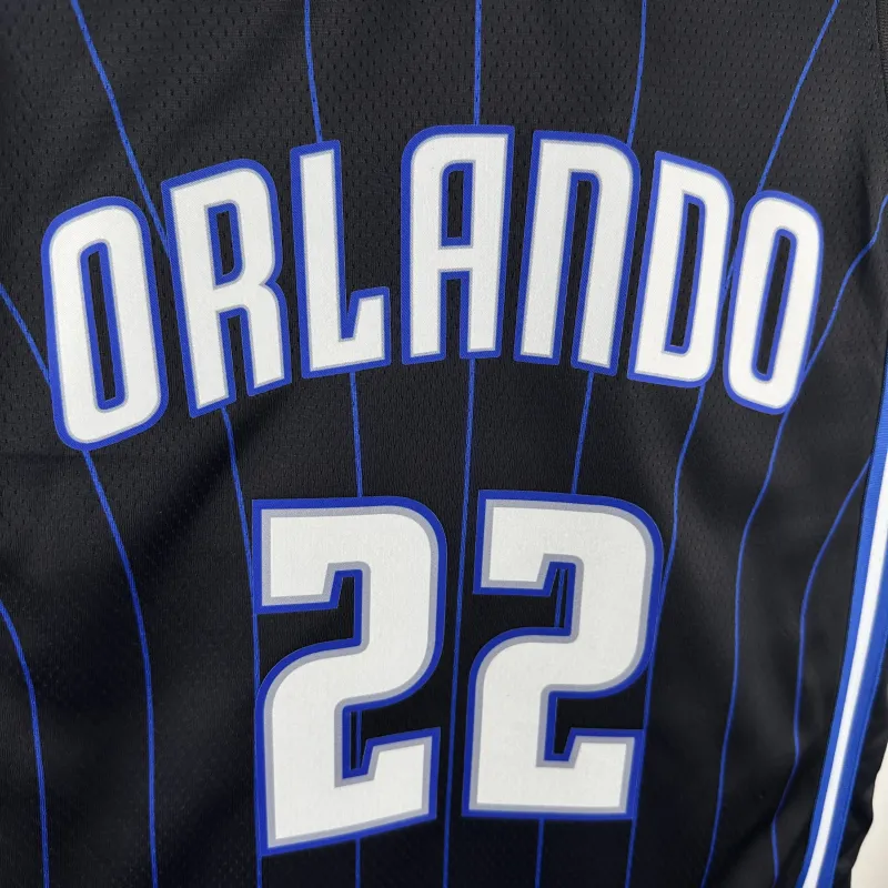 2023-24 Orlando Magic Away Black Franz Wagner #22 Men’s Jersey