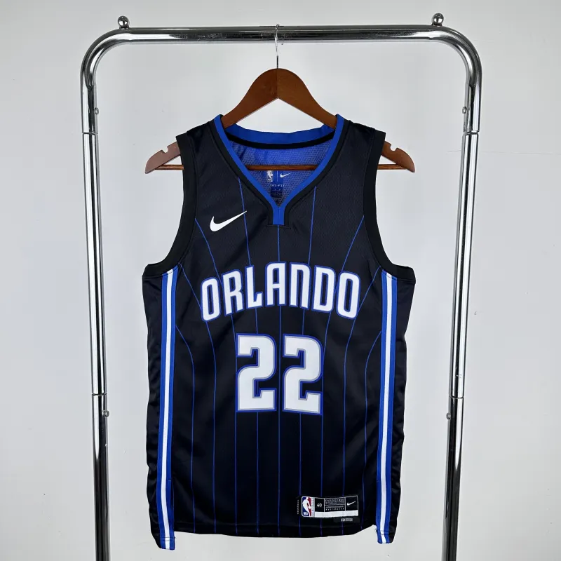 2023-24 Orlando Magic Away Black Franz Wagner #22 Men’s Jersey