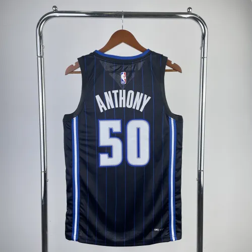 2023-24 Orlando Magic Black Cole Anthony #50 Men's Jersey