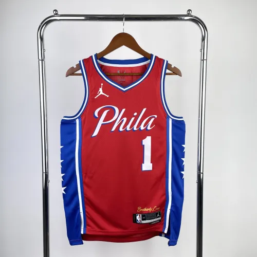 2023/24 Philadelphia 76ers Jordan Edition #1 Men's Jersey