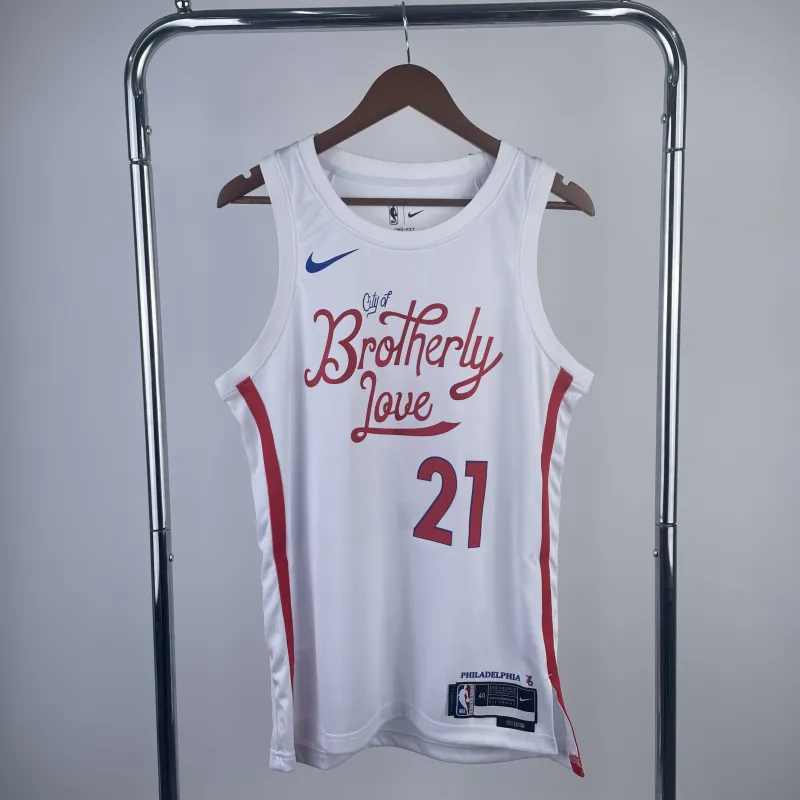 2023/24 Philadelphia 76ers City Edition Joel Embiid #21 Men’s Jersey