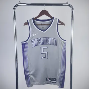 Maglia da uomo dei Sacramento Kings, edizione City Edition 2023-24, modello De'Aaron Fox #5