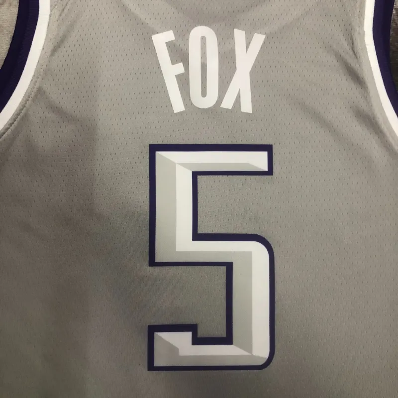 2023-24 Sacramento Kings City Edition De’Aaron Fox #5 Men’s Jersey