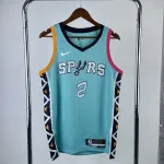 2023/24 San Antonio Spurs City Edition Kawhi Leonard #2 Trikot | NBA Swingman-Trikot 2023/24 San Antonio Spurs City Edition Kawhi Leonard #2 Jersey | NBA Swingman Jersey